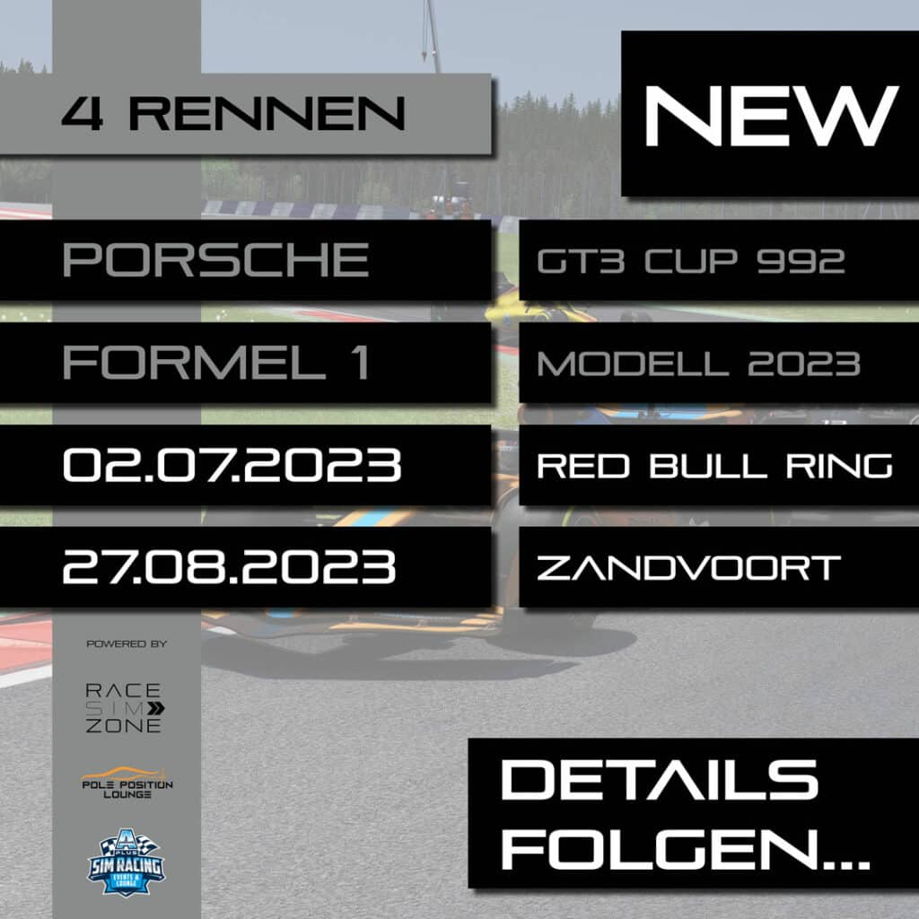 RACE SIM ZONE - Events Simracing Schweiz, Aargau, Hunzenschwil